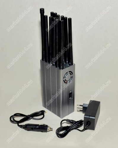 Глушилка сотовых (2G, 3G, 4G, 5G) GPS Wi-Fi связи Тайфун-PRO